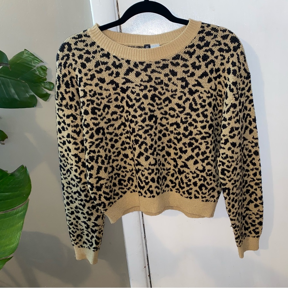 H&M Animal Print Sweater